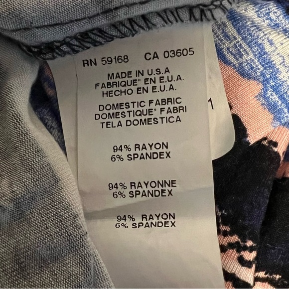 Karen Kane Blue White Pink Striped Maxi Skirt Size XS - Picture 4 of 5